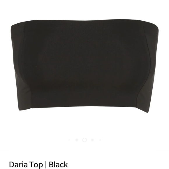 MYRA SWIM Daria Top in Black Small - Picture 3 of 5